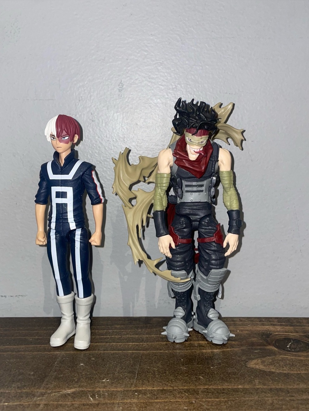 My Hero Academia Shoto Todoroki & Dabi Action Figures Set - Navy, Red, Black